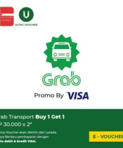 Grab Transport Promo Kartu Debit & Kredit VISA Buy 1 Get 1 - Voucher Value Rp 30,000.-