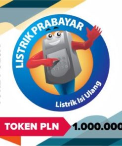 TOKE PULSA - PLN Token Prabayar 1.000.000 (Cantumkan ID Meter di Alamat Pengiriman)
