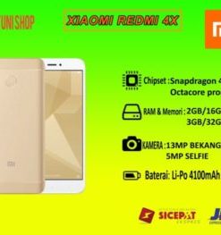 Xiaomi Redmi 4x Ram 2GB - 16GB Black Garansi 1 Tahun - Kuning