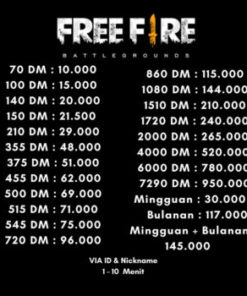 DM FF|DM GARENA|Garena Free Fire[VIA ID]