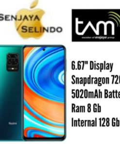 Xiaomi Redmi Note 9 Pro 8/128 GB GARANSI RESMI TAM - Biru