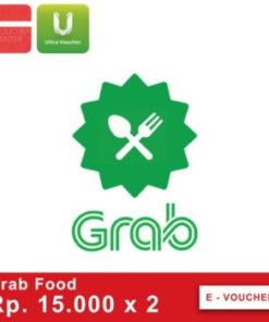 Grab Food Promo Buy 1 Get 1 - Voucher Value Rp 15,000.-