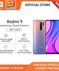 Xiaomi Official Redmi 9 3/32 GB Garansi Resmi Mi Smartphone - Sunset Purple