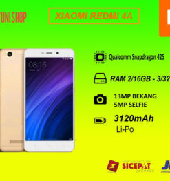 Xiaomi Redmi 4A RAM 2GB ROM 16GB Garansi Distributor 1 Tahun - Kuning