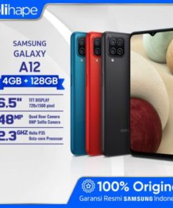 Samsung Galaxy A12 4GB/128GB[Display 6.5 Inch,Quad Camera 48MP,Battery Li-Po 5000 mAh] - Garansi Resmi