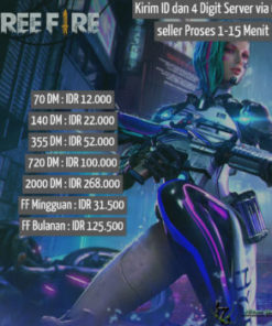 Garena Free Fire Top Up Diamond - Legal Via ID & Nickname