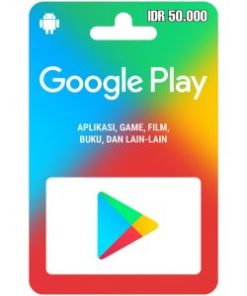 Voucher Google Play Card IDR 50.000 Termurah