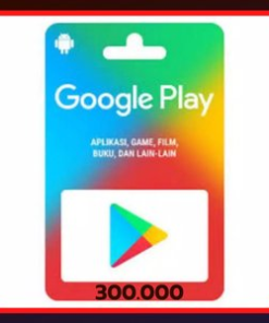 Voucher Google Play Gift-Idr 300.000-Cepat Murah Legal