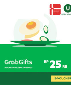 Grab Food - Voucher Value Rp 25.000,- Digital Code