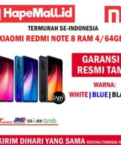 XIAOMI REDMI NOTE 8 RAM 4/64GB GARANSI RESMI TAM TERMURAH - Hitam