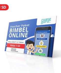 E-Voucher Ruangbelajar 1,5 Tahun kelas 1-2-3 SD Kecil