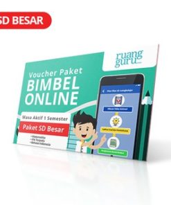 E-Voucher Ruangbelajar 1 Semester Kelas 4-5-6 (SD Besar)