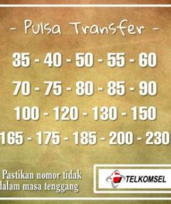 PROMO TERMURAH | Pulsa Telkomsel Transfer, As, simpati 100, 50, 150, 75, 130, 85, 200 Ribu