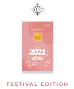 ACC HARTADINATA Logam Mulia Edisi Happy New Year 2021 (2) 0,1 gram