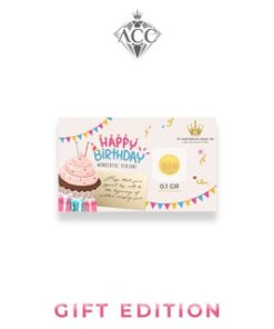 ACC HARTADINATA Logam Mulia Edisi Happy Birthday (2) 0,1 gram