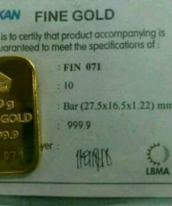 EMAS ANTAM BATANGAN 10 GRAM