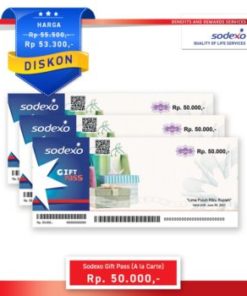 Voucher Sodexo Gift Pass Nominal Rp50.000