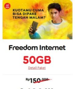 Indosat Freedom Internet 50GB full kouta Utama