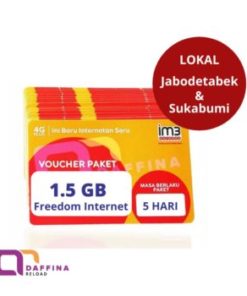 Voucher Indosat Freedom Internet 1.5 GB 5 Hari
