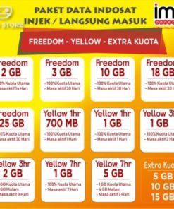 Indosat Yellow indosat Freedom Extra Kuota indosat