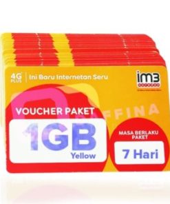 Voucher Indosat 1GB Yellow 7 Hari