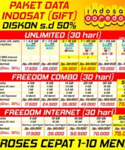 [PROMO] Indosat Data Unlimited, Freedom Combo, Jumbo, New Freedom, dll....