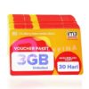 Voucher Indosat 3GB Unlimited