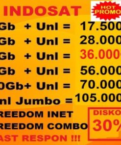 Paket Data Indosat Freedom Internet  Freedom Combo Unlimited  PROMO MURAH