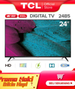 TCL 24 inch LED TV HD - HDMI/USB/Headphone (Model : 24B5) With Dolby Audio