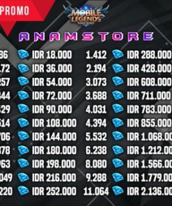 TERMURAH Diamon Mobile Legend murah legal - DM ML VIA ID MLBB - BY ANAMSTORE