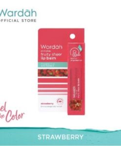 Wardah Everyday Fruity Sheer Lip Balm Strawberry 4 g