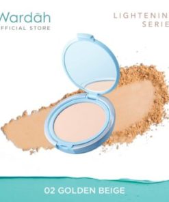 Wardah Lightening Powder Foundation Light Feel 02 Golden Beige 12 g