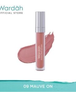 Wardah Exclusive Matte Lip Cream 09 Mauve On 4 g