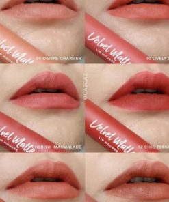 Wardah ColorFit Velvet Matte Lip Mousse dengan 14 warna varian