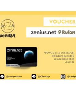 Promo voucher zenius net 9 bulan Berkualitas