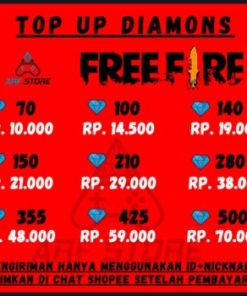 TOP UP FREE FIRE MURAH VIA ID