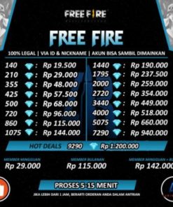 FAST TOPUP FREE FIRE FF