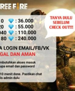 TOP UP FF MURAH VIA LOGIN