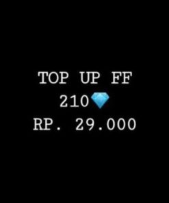 TOP UP 210DM FF TERMURAH