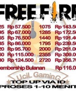 Top Up Free Fire / FF / FreeFire - diamond Free Fire murah - Garena Free Fire diamond murah