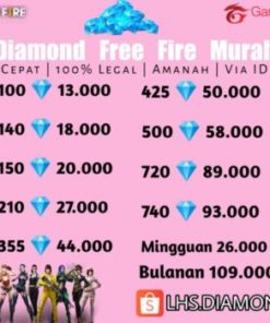 TOPUP DIAMOND FF MURAH | PROMO TOP UP VIA ID TERMURAH