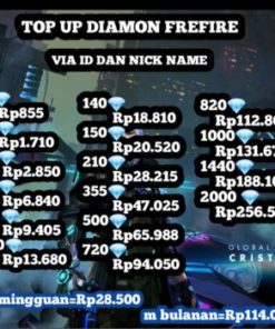 TOP UP DIAMON FF/FREEFIRE MURAH #3