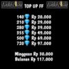 [FF] TOP UP DIAMON FF MURAH DAN AMAN