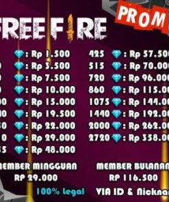 TOPUP FREE FIRE Via ID