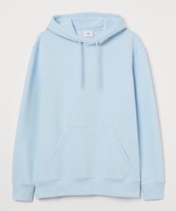 H&M hoodie light blue