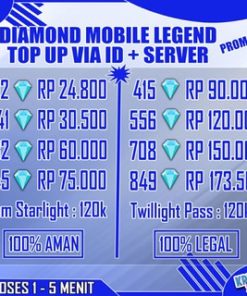 DIAMOND MOBILE LEGEND FAST 1-5 MENIT