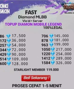 TOP UP DM ML PROMO | Diamond mobile legends murah