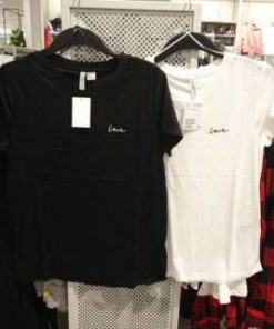 KAOS H&M LOGO LOVE