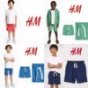 celana pendek anak H&M basic organic cotton