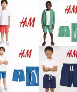 celana pendek anak H&M basic organic cotton